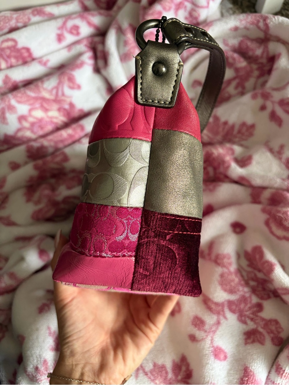 coach pink patchwork - Picture 5 of 7